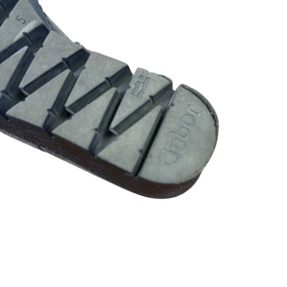 Gabor Womens Gray Suede Side Zip Wedge Ankle Boots Booties sz UK 5 / US 7.5 - Picture 15 of 15